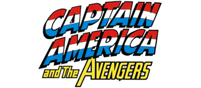 Captain America and the Avengers logo for Sega Mega Drive